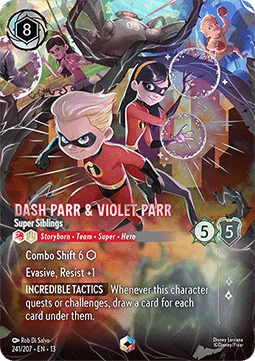 Dash Parr &amp; Violet Parr - Super Siblings (V.2) - Attack of the Vine!.webp