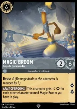 Magic Broom - Brigade Commander (FOIL) - Ursula's Return.webp
