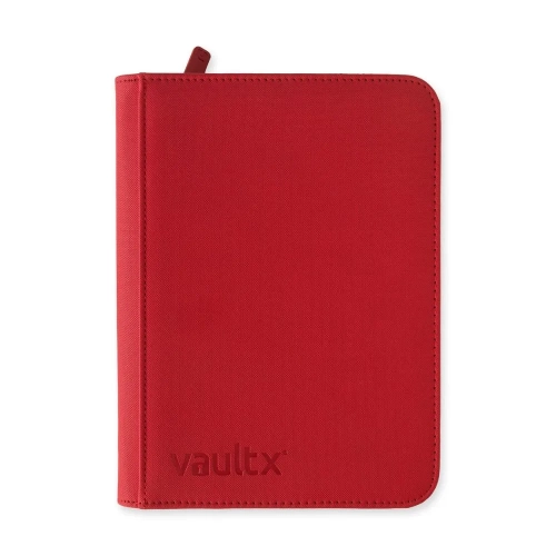 Album Vault X - 4-Pocket Exo-Tec - Zip Binder - Czerwony.webp