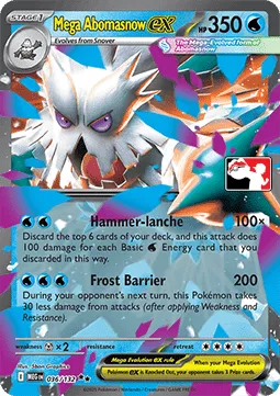 Mega Abomasnow ex (PPS8 MEG 036) Play! Pokémon Prize Pack Series Eight.webp