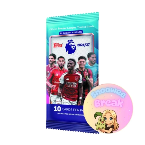 Topps Flagship Premier League 202627 - Saszetka z kartami - Snoowee Booster Break.webp