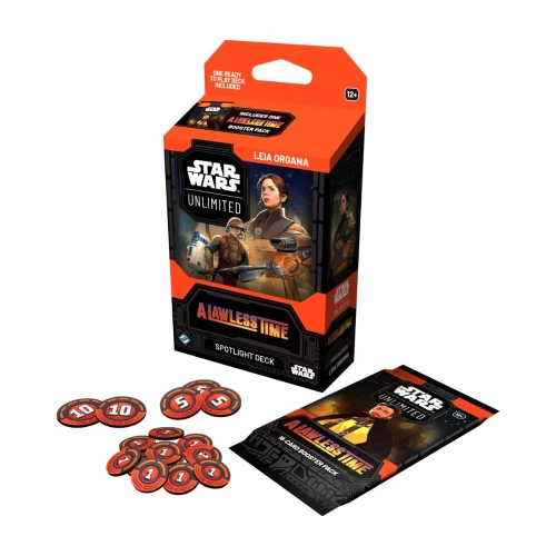 Star Wars Unlimited Card Game - A Lawless Time - Spotlight Deck - Leia Organa.webp