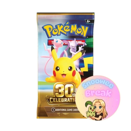 Pokémon TCG 30th Celebration booster - Snoowee Booster Break.webp