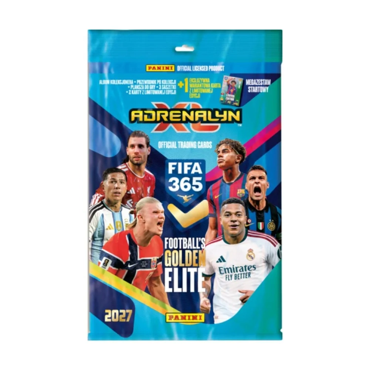 Panini Fifa 365 Adrenalyn XL 2027 megazestaw startowy.webp