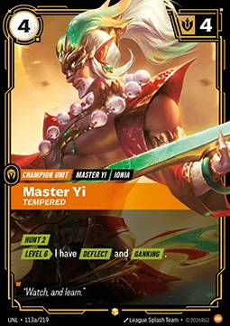 Master Yi, Tempered (V.2 - Showcase) Unleashed_11zon.webp