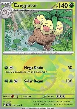 Exeggutor (xPRE 002) Prismatic Evolutions Additionals - Pokeball reverse holo.webp