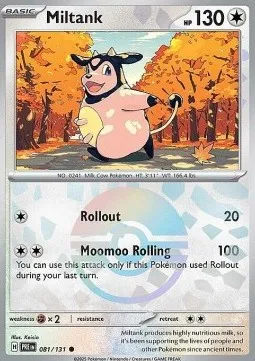 Miltank (xPRE 081) Prismatic Evolutions Additionals - Pokeball reverse holo.webp