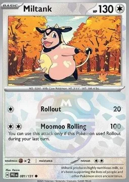 Miltank (xPRE 081) Prismatic Evolutions Additionals - Masterball reverse holo.webp