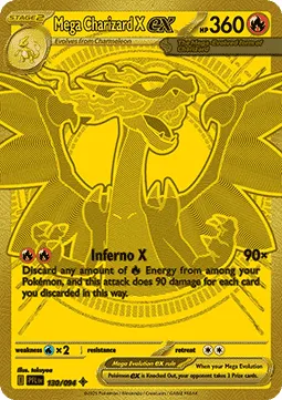 Mega Charizard X ex (PFL 130) Phantasmal Flames.webp