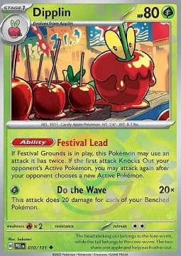 Dipplin (xPRE 010) Prismatic Evolutions Additionals - Pokeball reverse holo.webp