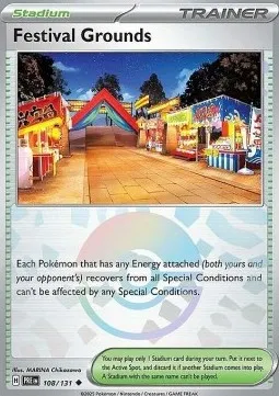 Festival Grounds (xPRE 108) Prismatic Evolutions Additionals - Pokeball reverse holo.webp