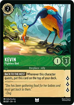 Kevin - Flightless Bird (V.1) (FOIL) - Attack of the Vine!.webp