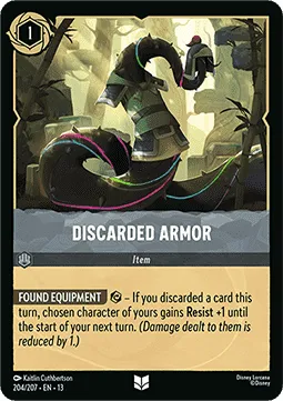 Discarded Armor (FOIL) - Attack of the Vine!.webp