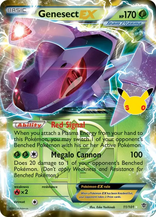 Genesect EX (30C PLB 97) - 30th Celebration.webp