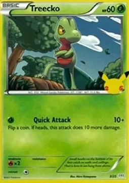 Treecko (MCD25 3) McDonald's Collection 25th Anniversary .webp