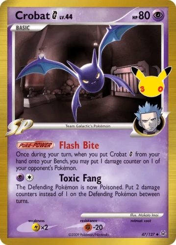 Crobat [G] Lv.44 (30C PL 47) 30th Celebration.webp