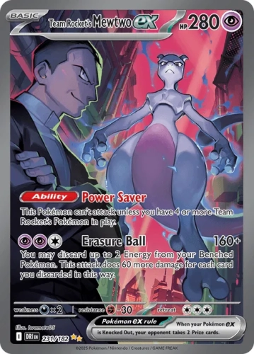 Team Rocket's Mewtwo ex (DRI 231) Destined Rivals.webp