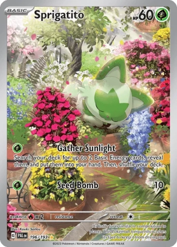 Sprigatito (PAL 196) Paldea Evolved.webp