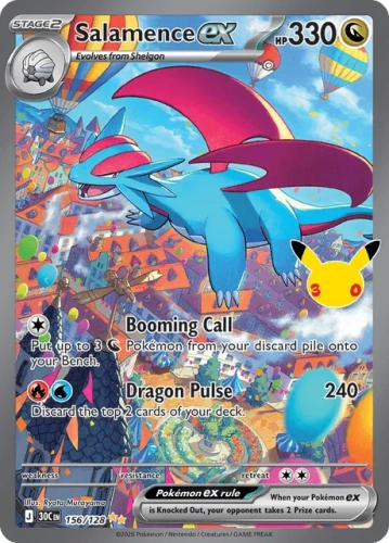 Salamence ex (30C 156) 30th Celebration.webp