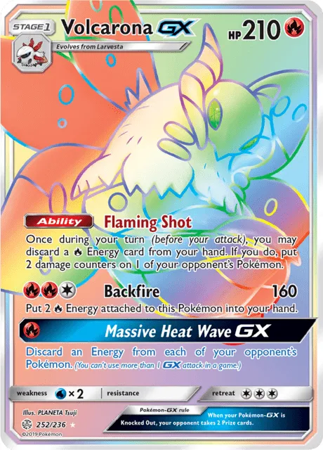Volcarona GX (CEC 252) Cosmic Eclipse.webp