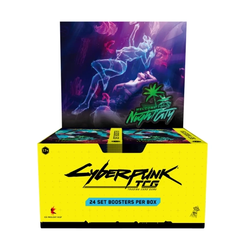 Cyberpunk TCG Welcome to Night City Booster Box (24 boostery).webp