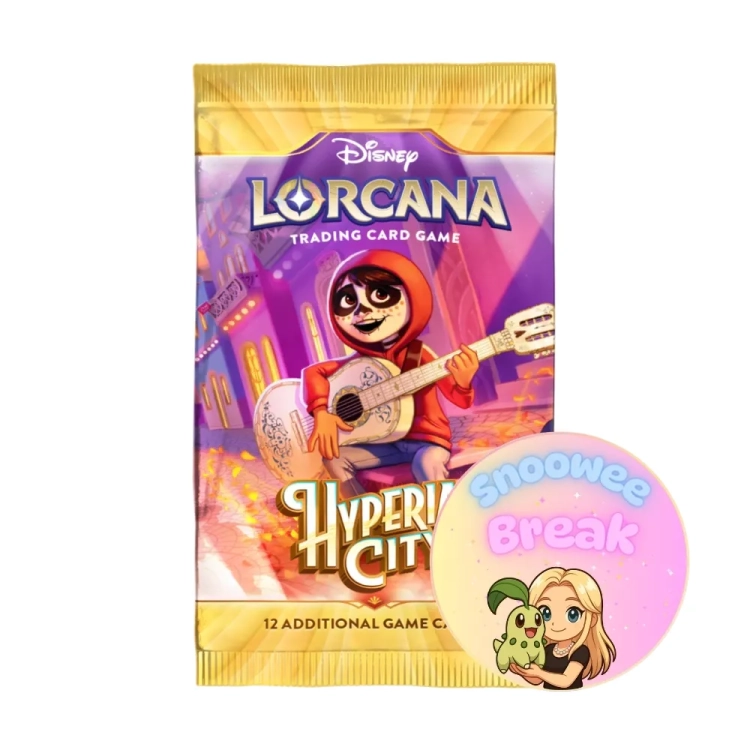 Disney Lorcana Hyperia City (Set14) booster - Snoowee Booster Break.webp