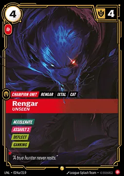 Rengar, Unseen (V.2 - Showcase) Unleashed.webp