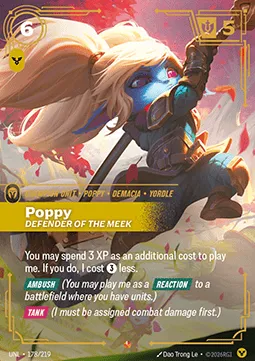 Poppy, Defender of the Meek (V.1 - Epic) Unleashed.webp