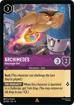 Archimedes - Messenger Owl (V.1) (FOIL) Hyperia City.webp