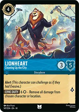 Lionheart - Cleaning Up the City (FOIL) Hyperia City.webp