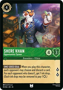Shere Khan - Opportunistic Tycoon (FOIL) Hyperia City.webp